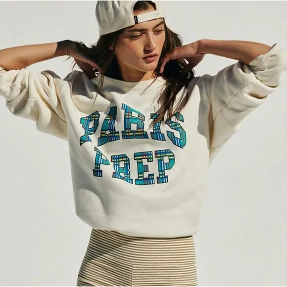 Free People Firstport Paris Prep Crewneck XS